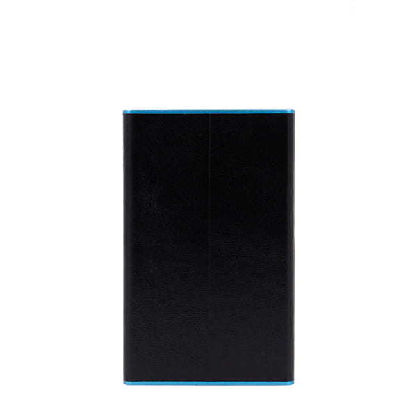 Piquadro - Porta Carte Sliding System Blue Square - PP4825B2BLR - NERO