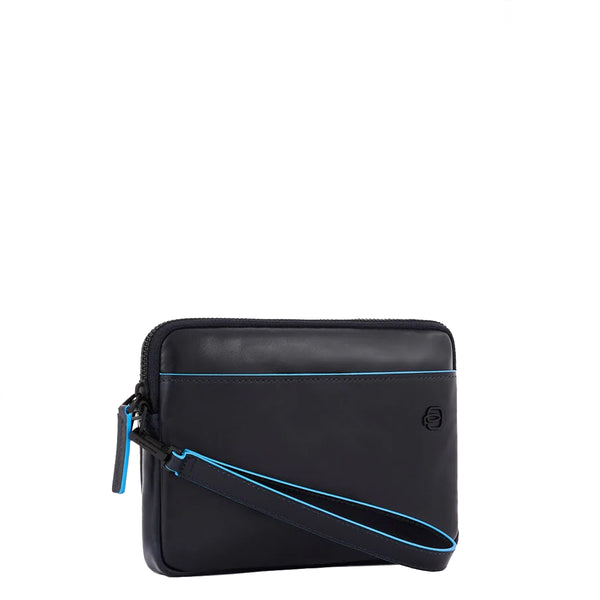 Piquadro - Pochette Blue Square AC5946B2VR BLU | Italystation.com Shop Now at italystation.com