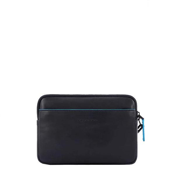 Piquadro - Pochette Blue Square AC5946B2VR BLU | Italystation.com Shop Now at italystation.com