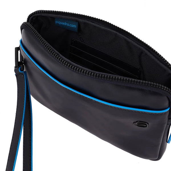 Piquadro - Pochette Blue Square AC5946B2VR BLU | Italystation.com Shop Now at italystation.com