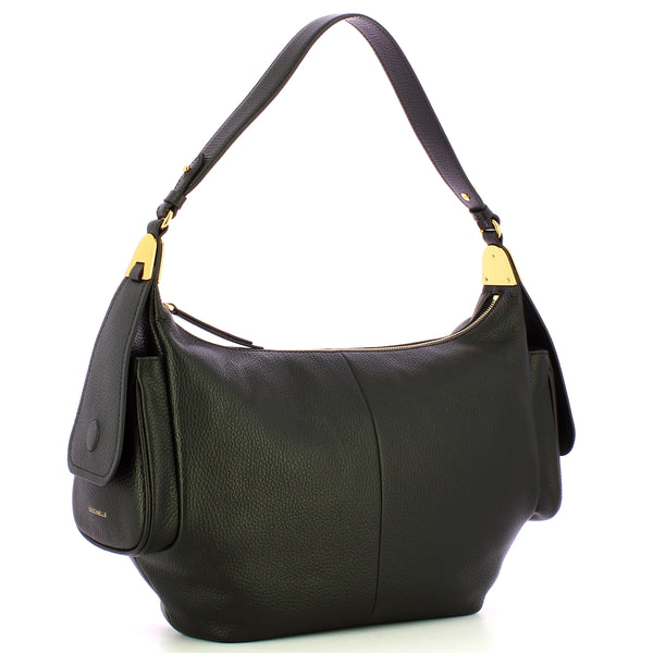 Coccinelle - borsa a spalla campus noir - rff130201 - noir | Italystation.com - Shop Now at italystation.com