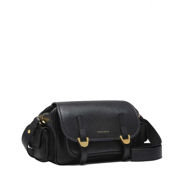Coccinelle - Campus Small Noir Crossbody Bag - RFF150201 - NOIR