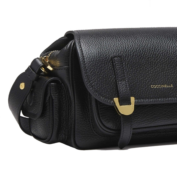 Coccinelle - Campus Small Noir Crossbody Bag - RFF150201 - NOIR