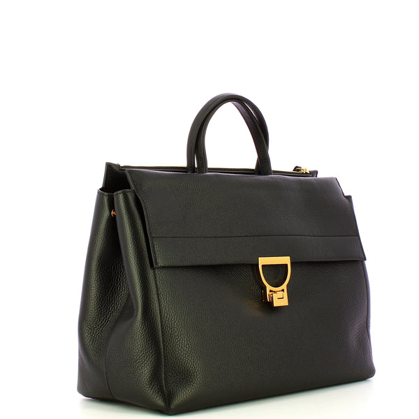 Coccinelle - Borsa a mano Arlettis Large Noir MD5180301 | Italystation.com Shop Now at italystation.com