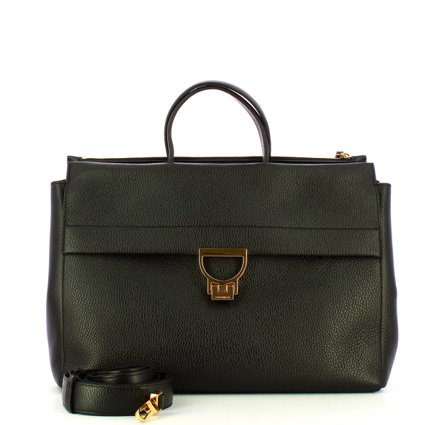 Coccinelle - Borsa a mano Arlettis Large Noir MD5180301 | Italystation.com Shop Now at italystation.com