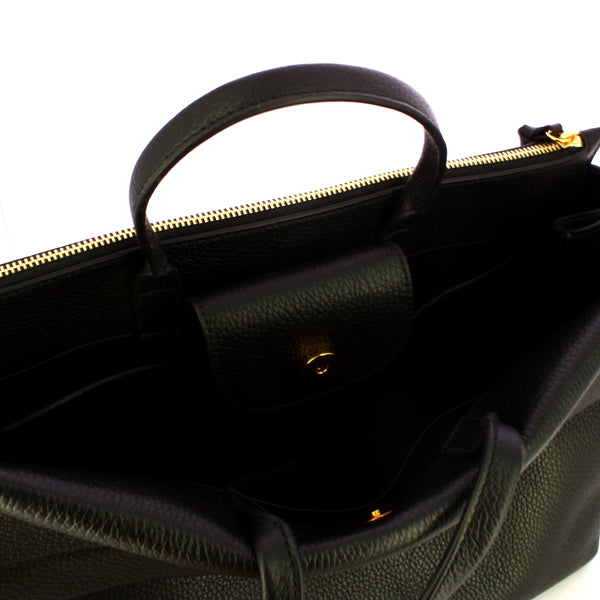 Coccinelle - Borsa a mano Arlettis Large Noir MD5180301 | Italystation.com Shop Now at italystation.com