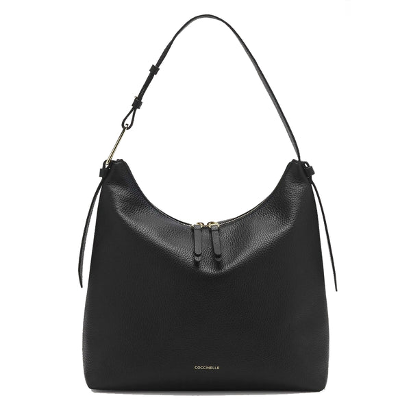 Coccinelle - Borsa a spalla Malory Small Noir - R1K130201 - | Italystation.com - Shop Now at italystation.com