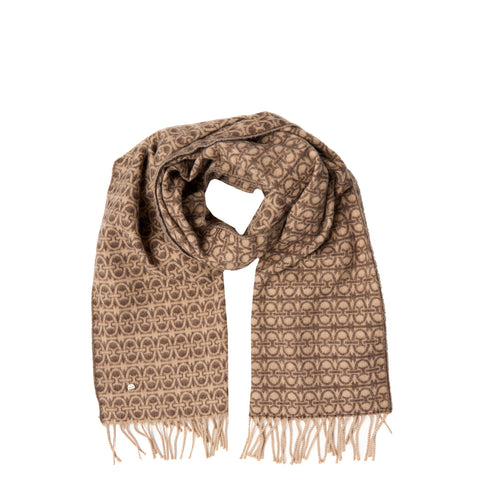 Coccinelle - Sciarpa Monogram Wool Multi Brown - RCZ310201 - MULTI/FOND.BROW