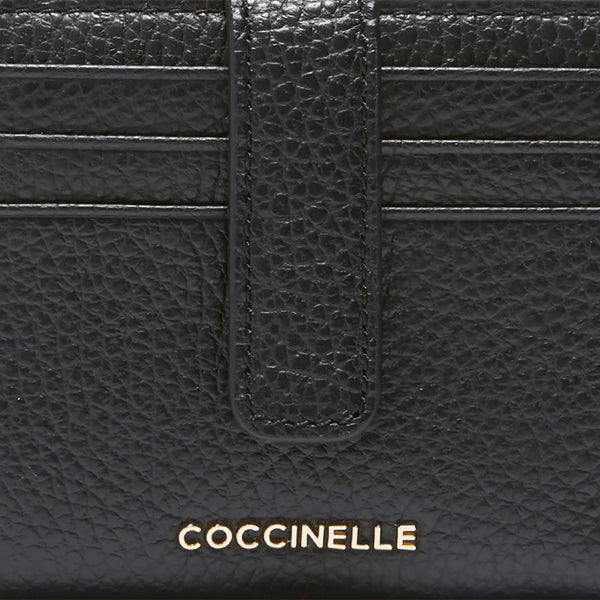 Coccinelle - Metallic Soft Small Noir Card Holder - MW511F701 - NOIR