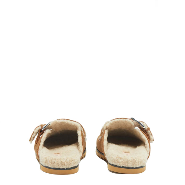 Coccinelle - sabot magal�� teddy cuir natural raf170101 | Italystation.com Shop Now at italystation.com