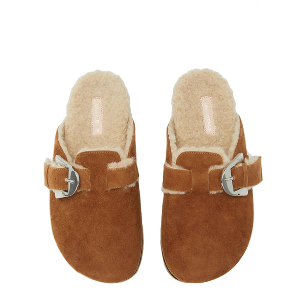 Coccinelle - sabot magal�� teddy cuir natural raf170101 | Italystation.com Shop Now at italystation.com