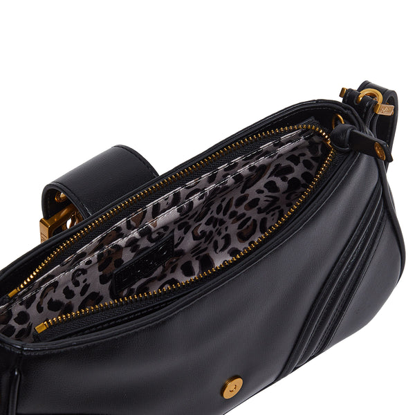 Liu Jo - Borsa a spalla con fibbia Black AF4122E0064 BLACK | Italystation.com Shop Now at italystation.com