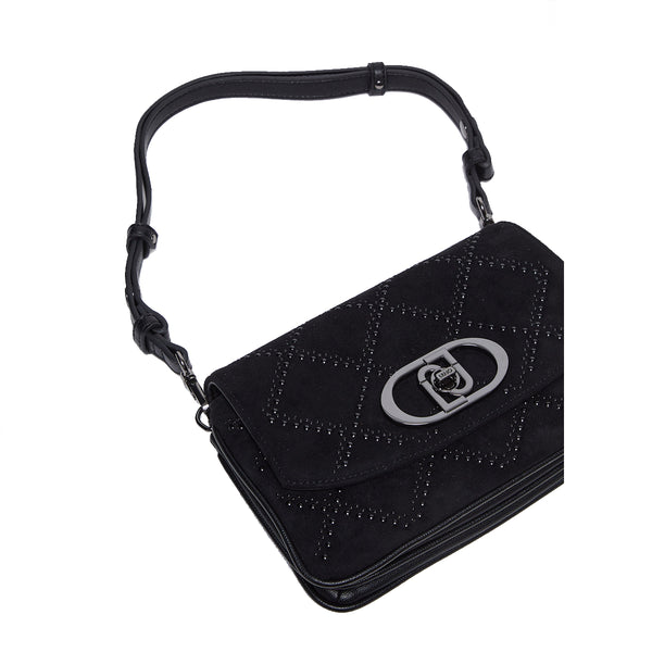 Liu Jo - Borsa a spalla con borchie Black - AF4224E0160 - BLACK | Italystation.com - Shop Now at italystation.com