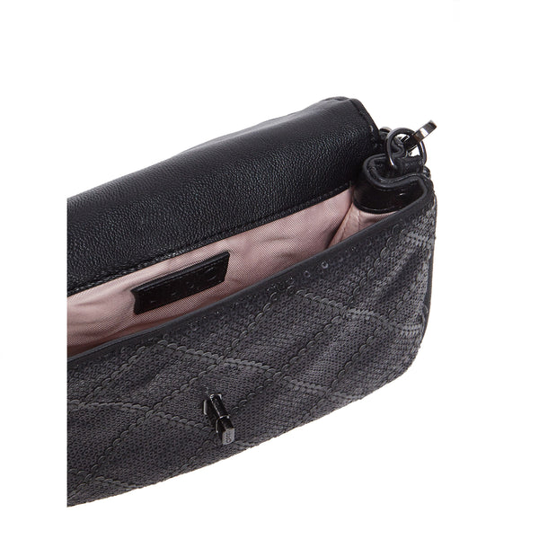 Liu Jo - Borsa a spalla con paillettes Black - AF4224T5564 - BL | Italystation.com - Shop Now at italystation.com