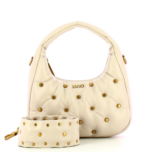 Liu Jo - Sottospalla con borchie True Champagne - AF4138E0050 - | Italystation.com - Shop Now at italystation.com