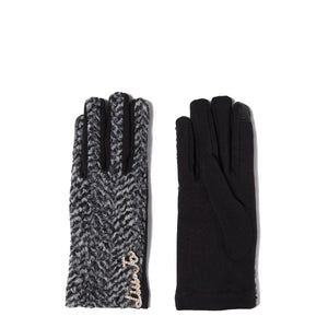 Liu Jo - Guanti con spilla Bianco Nero 2F4063T0300 BIANCO/N | Italystation.com Shop Now at italystation.com
