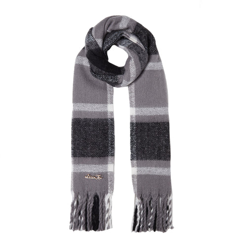 Liu Jo - Scialle Jacquard Black 2F4048T0300 BLACK | Italystation.com Shop Now at italystation.com