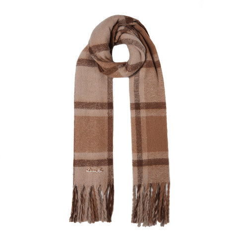 Liu Jo - Scialle Jacquard True Champagne 2F4048T0300 TRUE/C | Italystation.com Shop Now at italystation.com