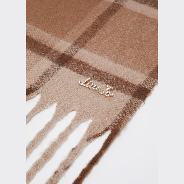 Liu Jo - Scialle Jacquard True Champagne 2F4048T0300 TRUE/C | Italystation.com Shop Now at italystation.com