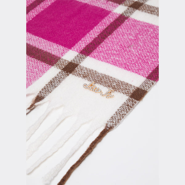 Liu Jo - Scialle Jacquard Fucsia 2F4048T0300 FUCSIA | Italystation.com Shop Now at italystation.com