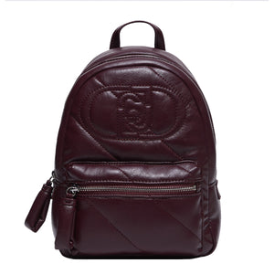 Liu Jo - Zainetto Glossy Matelass�� Bordeaux AF4135E0022 BO | Italystation.com Shop Now at italystation.com