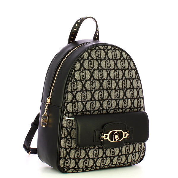 Liu Jo Liu jo - zaino logato black - af4030t9328 - black | Italystation.com - Shop Now at italystation.com