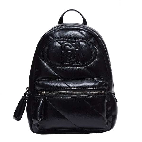 Liu Jo - Zainetto Glossy Matelass�� Black AF4135E0022 BLACK | Italystation.com Shop Now at italystation.com