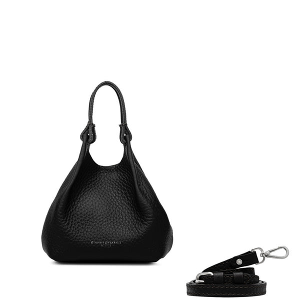 Gianni Chiarini - Borsetta a mano Dua Nero Castoro - BS 9718 RNGDBL - NERO-CASTORO