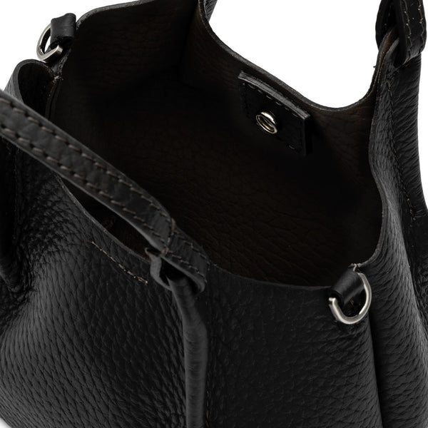 Gianni Chiarini - Borsetta a mano Dua Nero Castoro - BS 9718 RNGDBL - NERO-CASTORO