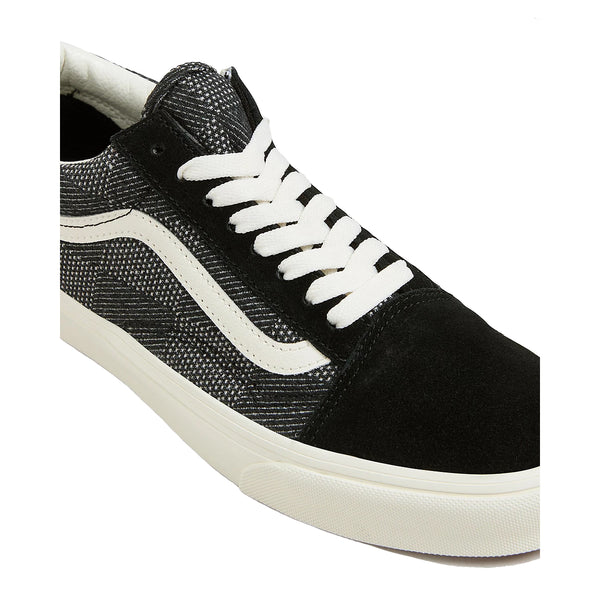 VANS Vans - sneakers old skool denim check black vn000ct8 | Italystation.com Shop Now at italystation.com