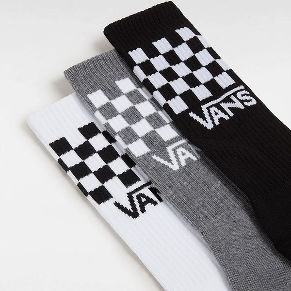 VANS - Calzettoni Classic Check Black White VN000F0W BLACK/WH | Italystation.com Shop Now at italystation.com