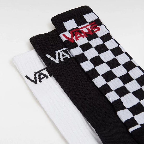 VANS - Calzettoni Classic Check Black White VN000F0X BLACK/WH | Italystation.com Shop Now at italystation.com