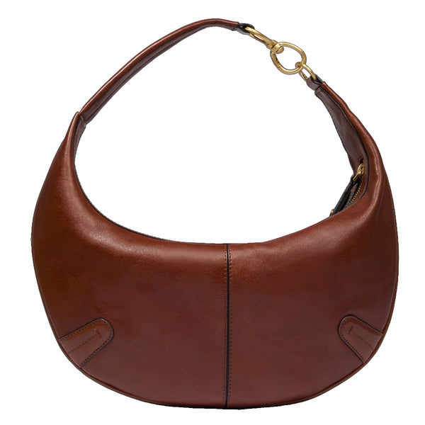 The Bridge - Hobo Bag Flavia Media Marrone - 042244GZ - MARRONE/14/ORO