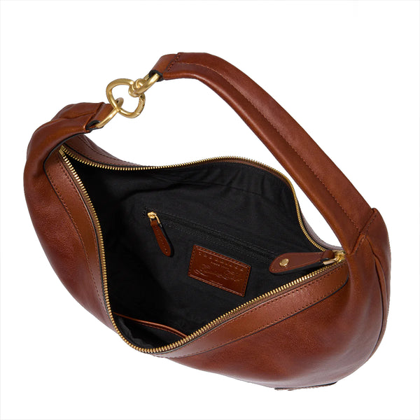 The Bridge - Hobo Bag Flavia Media Marrone - 042244GZ - MARRONE/14/ORO