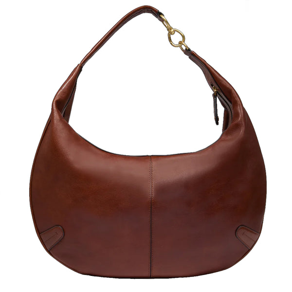 The Bridge - Hobo Bag Flavia Grande Marrone - 042234GZ - MARRONE/14/ORO