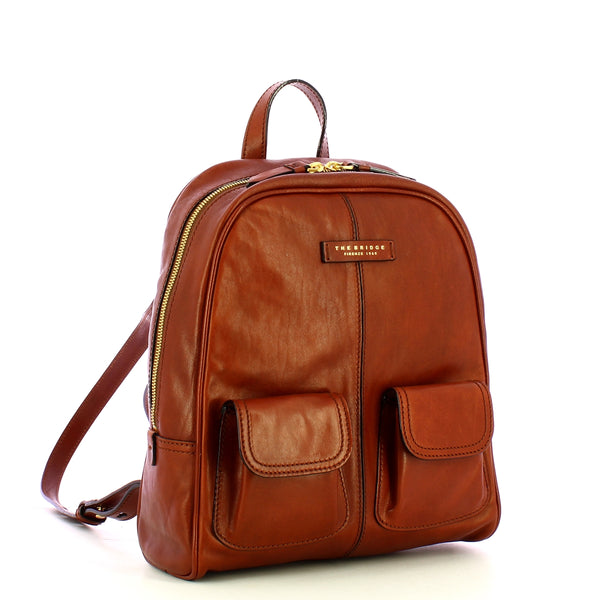 The Bridge The bridge - zainetto flora marrone - 04246401 - marrone/14 | Italystation.com - Shop Now at italystation.com