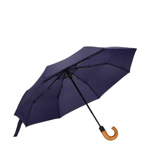 The Bridge - Ombrello Fiber Magic Crook Handle Blu Navy 1 | Italystation.com Shop Now at italystation.com
