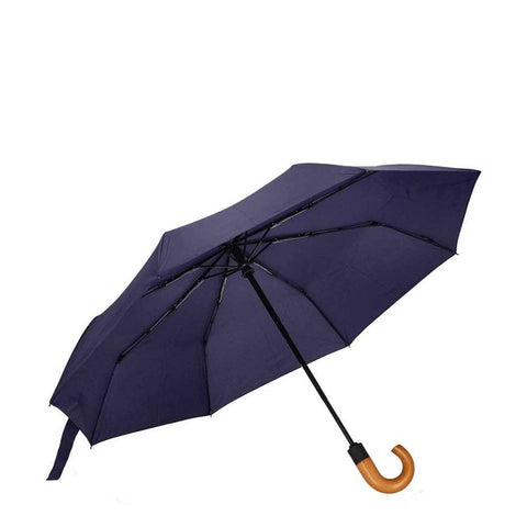 The Bridge - Ombrello Fiber Magic Crook Handle Blu Navy 1 | Italystation.com Shop Now at italystation.com