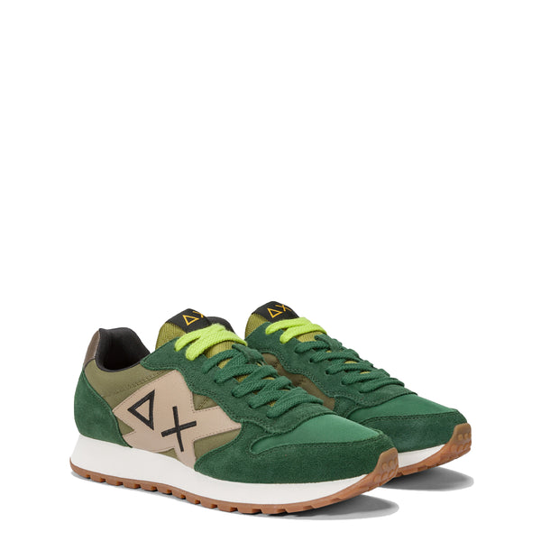 Sun68 - sneakers jaki bicolor verde scuro z44114 verde/scuro | Italystation.com Shop Now at italystation.com