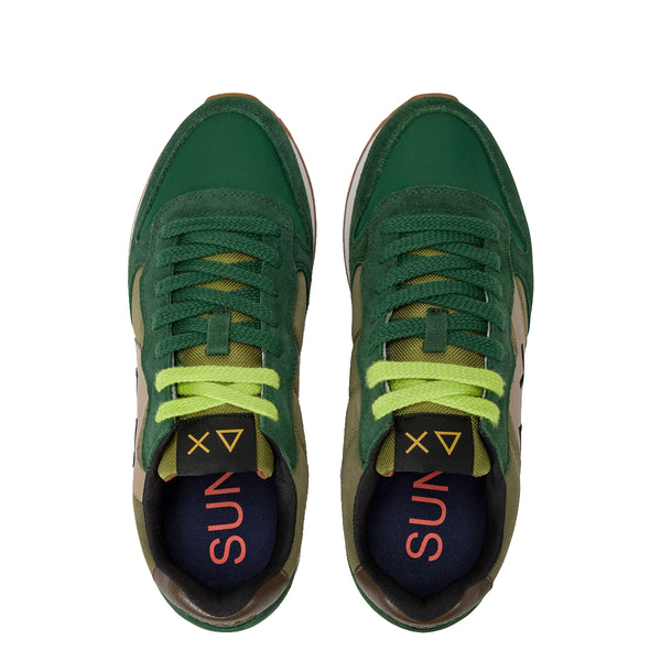 Sun68 - sneakers jaki bicolor verde scuro z44114 verde/scuro | Italystation.com Shop Now at italystation.com