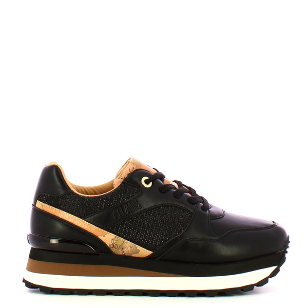 Alviero Martini 1a Classe - Sneakers Nero Geo Beige - N20130558 - NERO/GEO/BEIGE