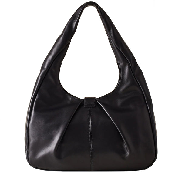 Borbonese - Hobo Bag Cortina Medium Nero - 923938AL6 - NERO