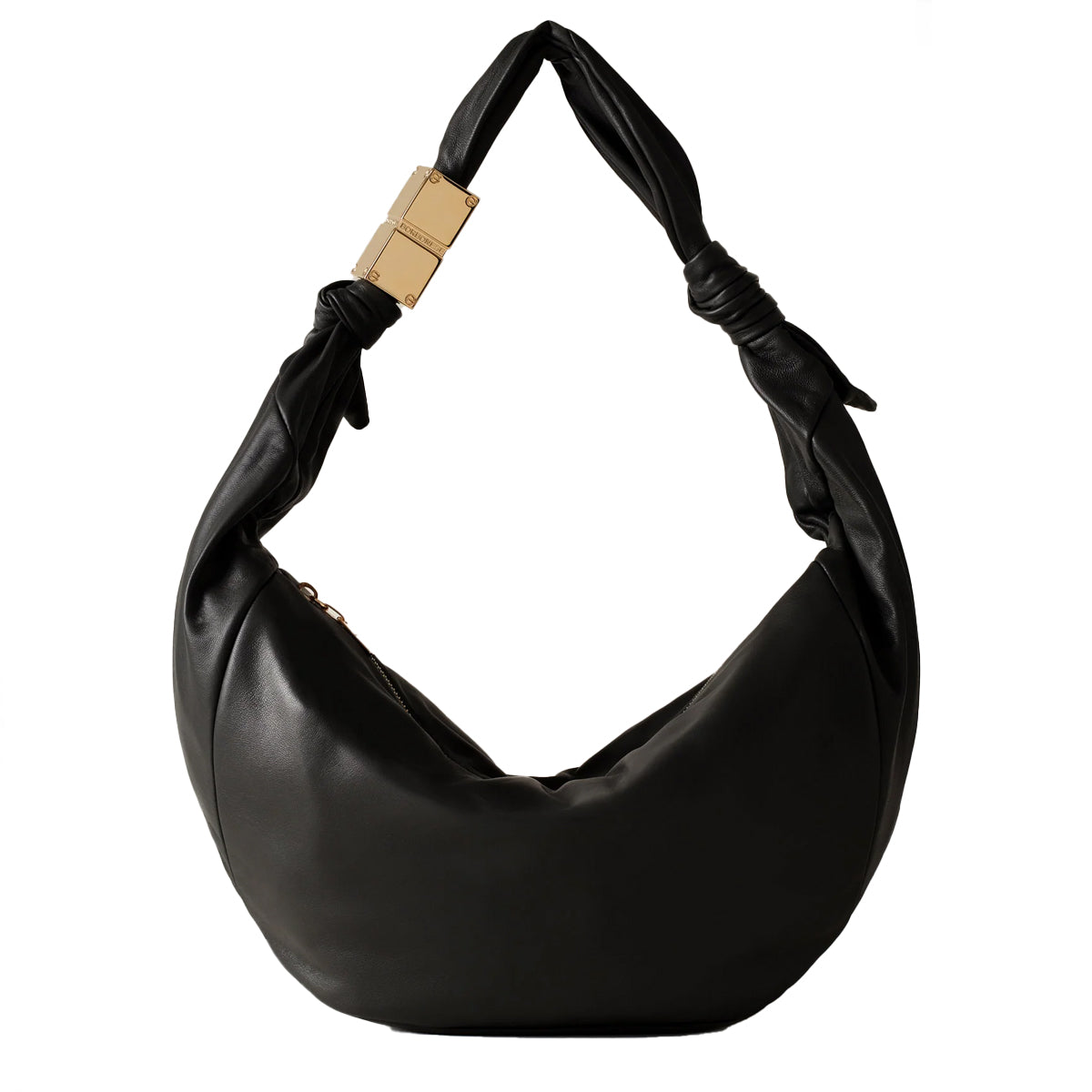 Borbonese - Hobo Bag Domino Medium Nero - 924028F29 - NERO