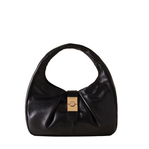 Borbonese - Hobo Bag Cortina Small Nero - 923937AL6 - NERO