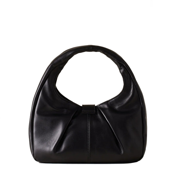 Borbonese - Hobo Bag Cortina Small Nero - 923937AL6 - NERO