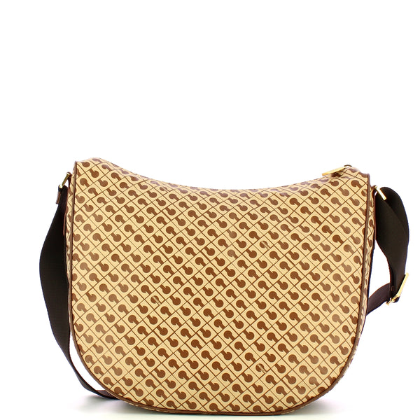 Gherardini - Tracolla Hobo Bag Tabacco Burro GH0997 TAB | Italystation.com Shop Now at italystation.com
