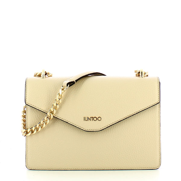 Iuntoo - tracolla con patta eleganza sabbia - 168111 - sabbia | Italystation.com - Shop Now at italystation.com