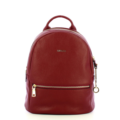Iuntoo - Armonia Bordeaux Backpack with Zipper - 168103 - BORDEAUX