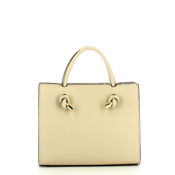 Iuntoo - borsa a mano piccola nodo armonia sabbia - 168108 - sa | Italystation.com - Shop Now at italystation.com