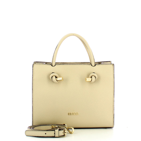 Iuntoo - borsa a mano piccola nodo armonia sabbia - 168108 - sa | Italystation.com - Shop Now at italystation.com